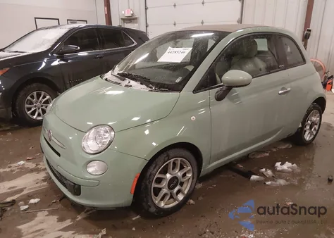 2013 Fiat 500C Pop из США, поврежденный, VIN 3C3CFFDR5DT533255